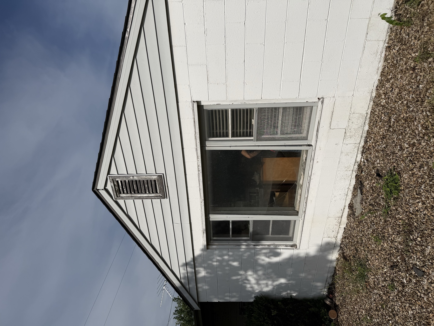 Side exterior before